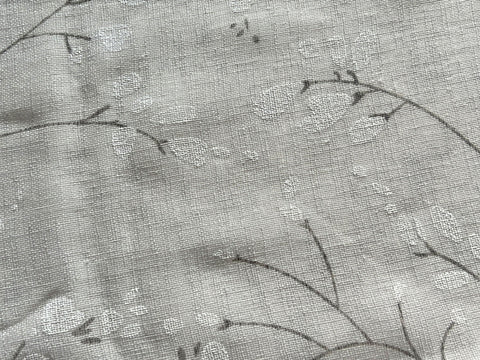 Ösenschal Kirschblüte grau BxH 140x245cm