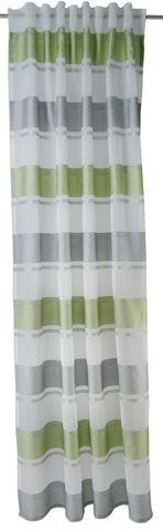 Schlaufenschal 2516 Streifen Quer 140x245 cm grün