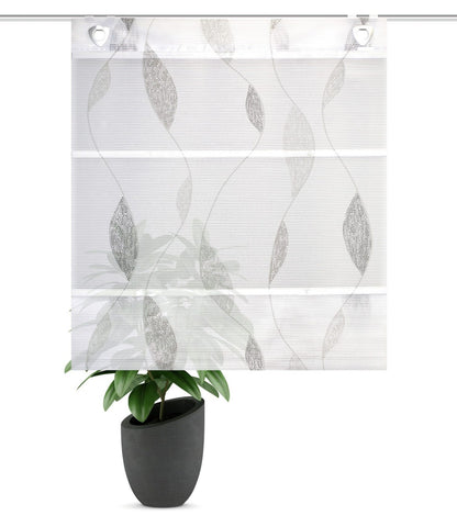 Magnetrollo Paolo stein inkl. Haken BxH 45/60/70/80/100x130/210cm