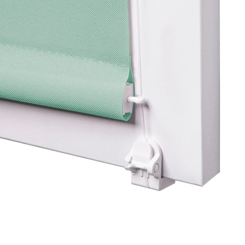 nach Maß Klemmfix Rollo Sichtschutz DREAM MINT mit Pendelsicherung