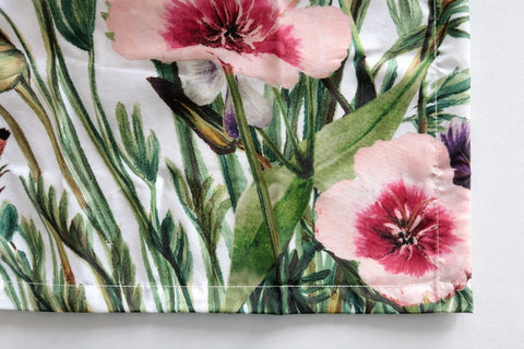 Fertigschal Evi Blumen rosa BxH 135x245cm
