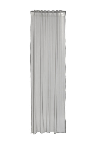 Fertigschal Nian silber mit verdeckter Schlaufe BxH 140x245cm