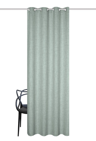 Ösenschal Leinen salbei BxH 140x245cm blickdicht rustikal