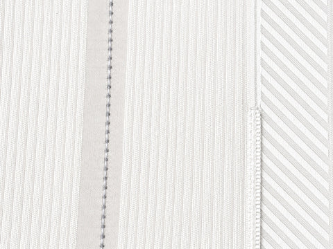 Bändchen-Raffrollo anthrazit-weiß BxH 70/90x135cm
