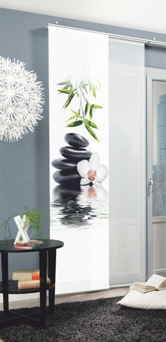 Flächenvorhang Cambridge grün BxH 60x245cm