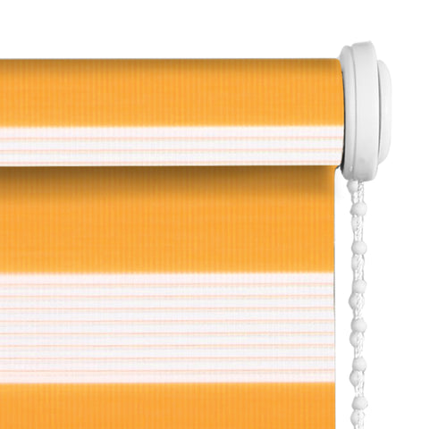 Classic Doppelrollo orange nach Maß