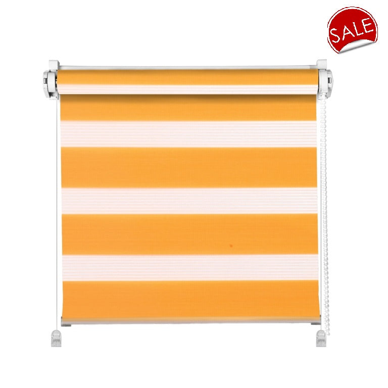 Klemmfix Mini Doppelrollo inkl. Klemmträger orange