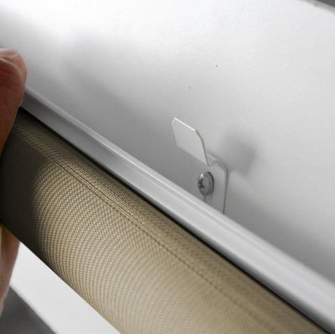 Klemmfix Click 3 in1 Doppelrollo nach Maß beige
