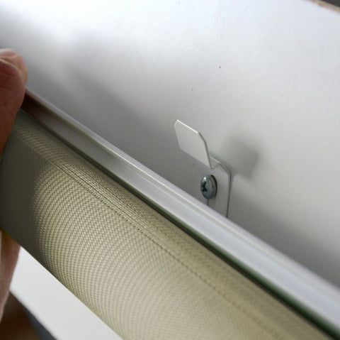Klemmfix Click 3 in1 Doppelrollo nach Maß vanille
