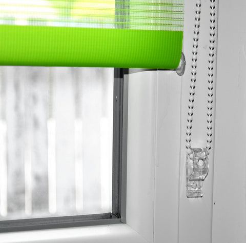 Klemmfix Click 3 in1 Doppelrollo nach Maß grün