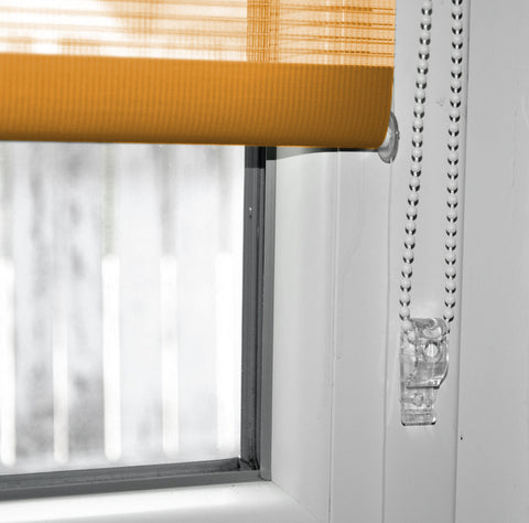 Klemmfix Click 3 in1 Doppelrollo nach Maß orange