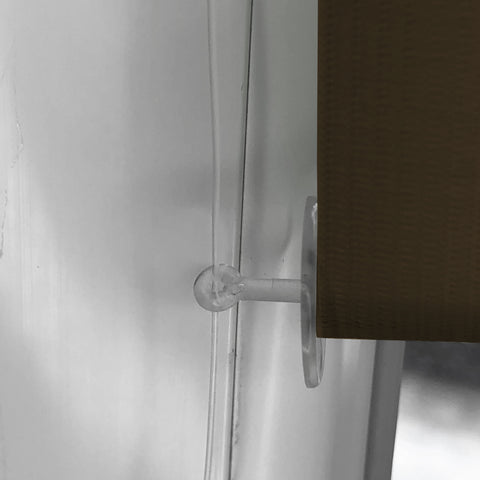 Klemmfix Click 3 in1 Doppelrollo nach Maß braun