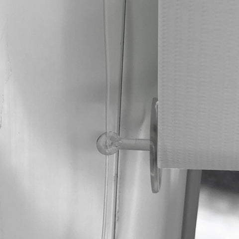 Klemmfix Click 3 in1 Doppelrollo grau BxH 71x200cm