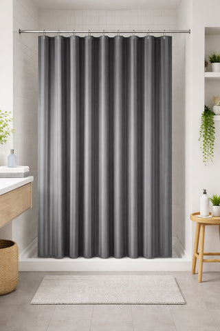 Textil-Duschvorhang Hilton anthrazit BxH 180x200cm