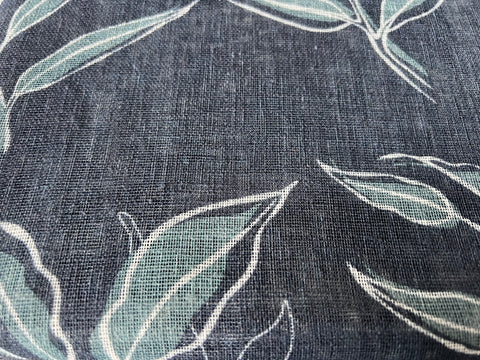 Ösenschal Evander blau BxH 140x245cm