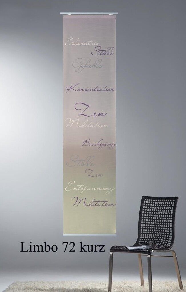 bedruckter Flächenvorhang Limbo 72 BxH 43x180cm