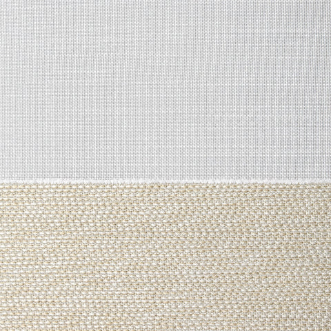 Design Mini Flächenvorhang Set beige weiß 2291-13