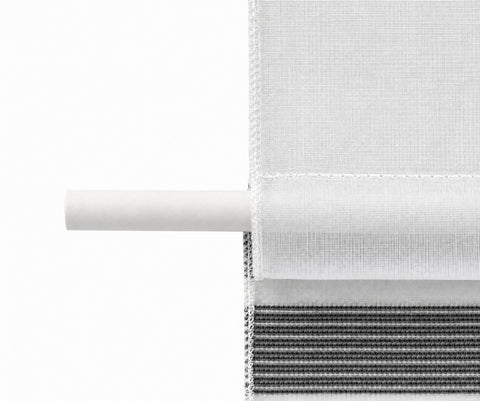 Design Mini Flächenvorhang Set anthrazit Scheibengardine 4028 4-tlg