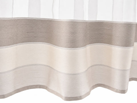 Ösen Bistrogardine beige HxB 50x140cm 2221