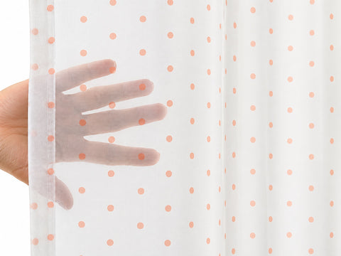 Ösenschal mit Perlenbesatz apricot 140x245cm