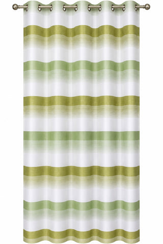Ösenschal Deko Querstreifen grün 140x245cm 2421
