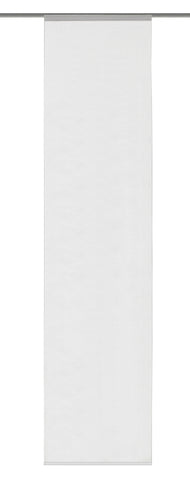Flächenvorhang Rom uni weiß BxH 60x245cm