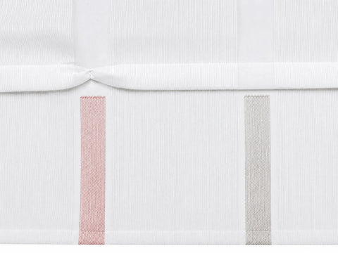 Design Schlaufen Scheibengardine rose taupe BxH 45x150cm