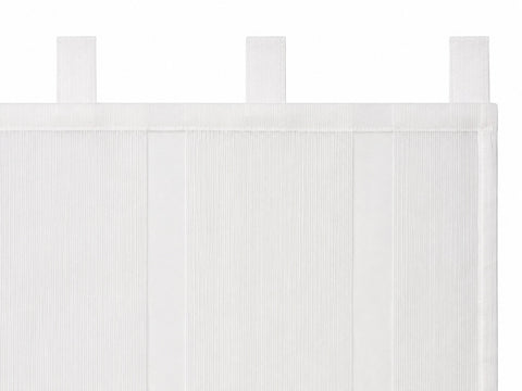 Design Schlaufen Scheibengardine rose taupe BxH 45x150cm
