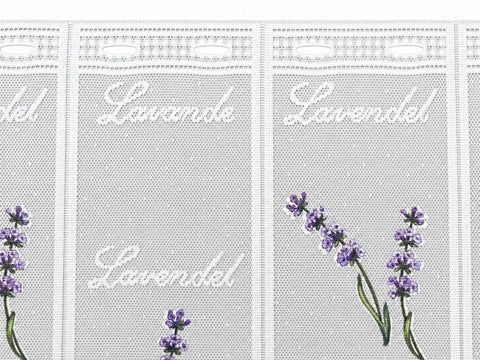 Scheibengardine Lavendel lila HxB 45x150cm
