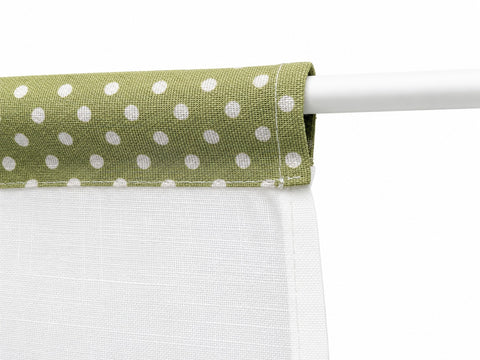 Design Scheibengardine Landhaus Schmetterling HxB 48x140cm