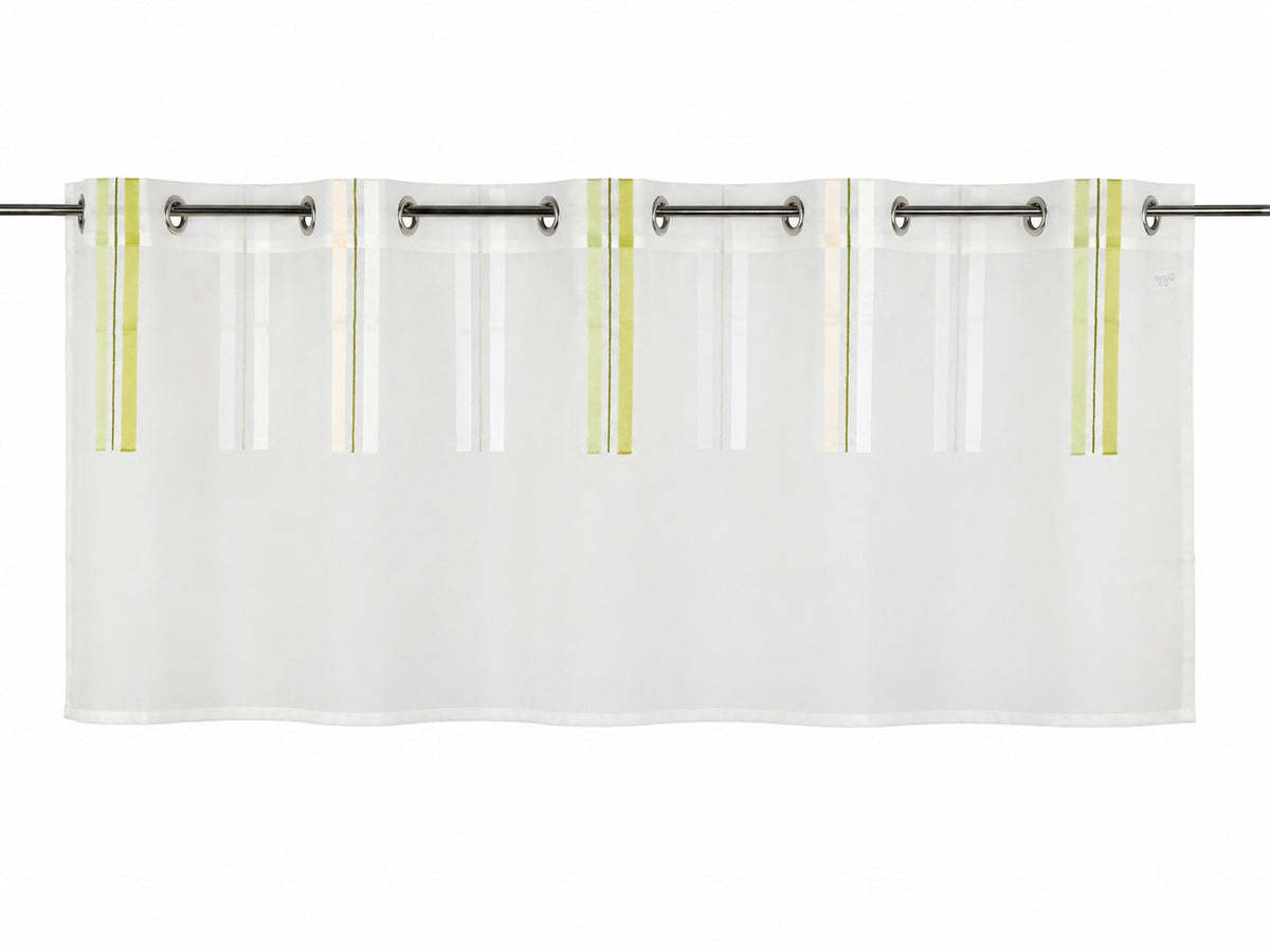 Design Scheibengardine versch. Farben HxB 50x150cm