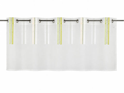 Design Scheibengardine versch. Farben HxB 50x150cm