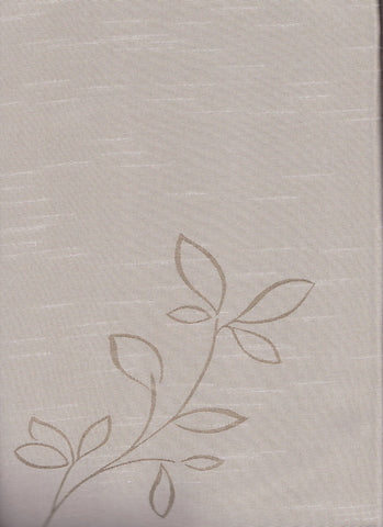 Schlaufenschal 140x245cm Vorhang m.Gardinenband und verdeckten Schlaufen natur