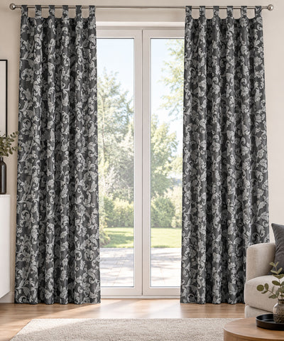 Schlaufenschal Lyon anthrazit BxH 140x245cm