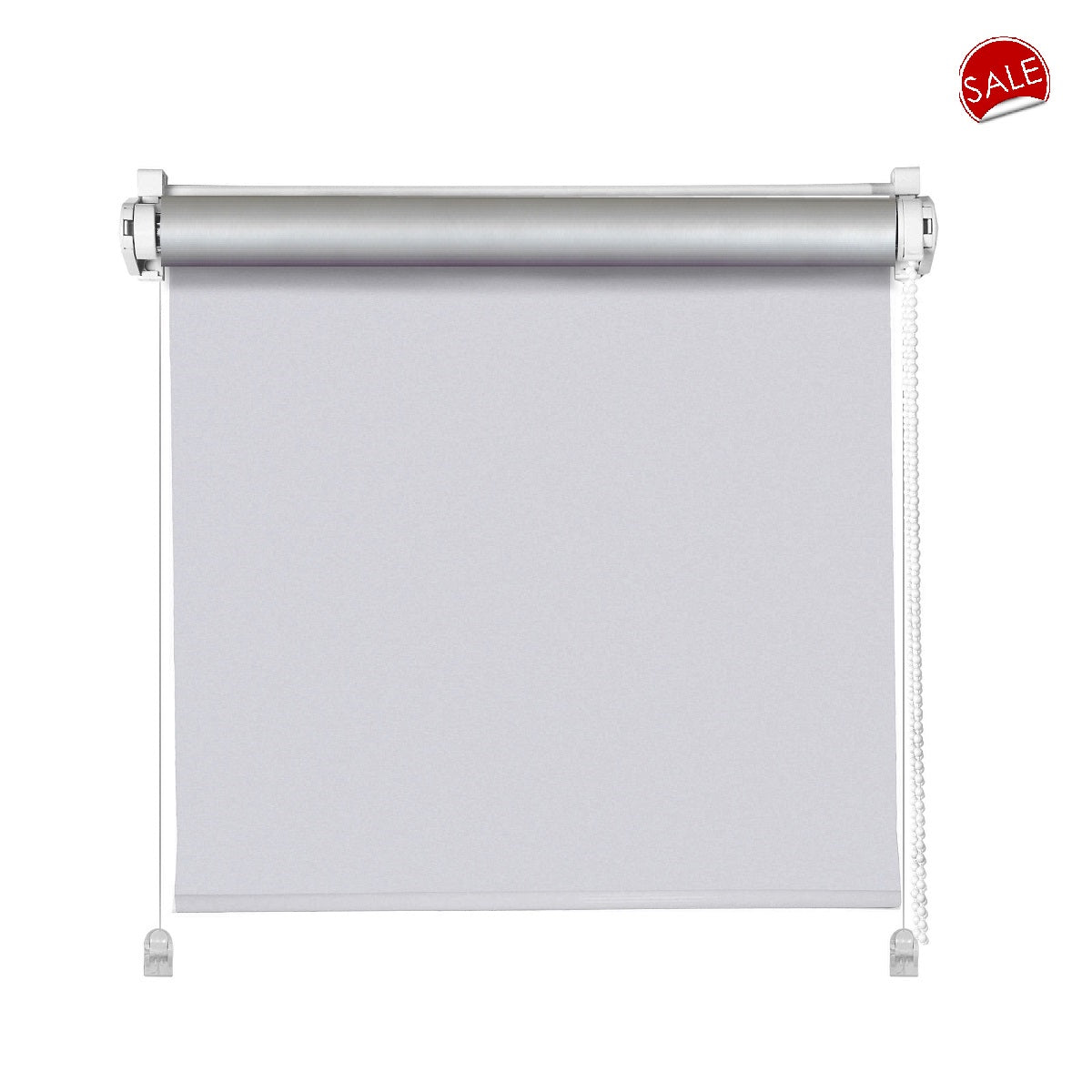 Mini Klemmfix Thermo Rollo grau mit Pendelsicherung