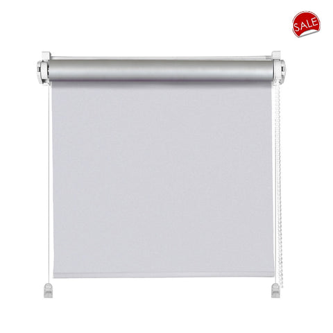 Mini Klemmfix Thermo Rollo grau mit Pendelsicherung