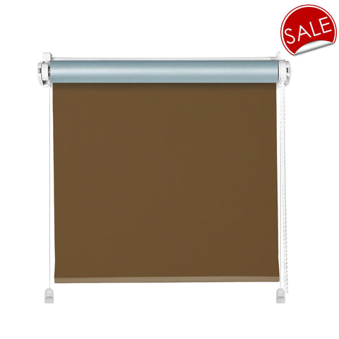 Klemmfix Rollo Thermo schoko mit Pendelsicherung