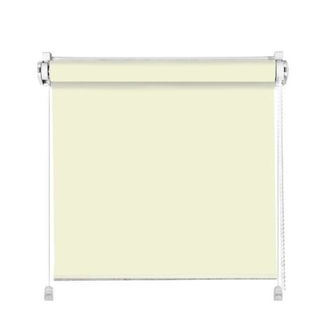 Klemmfix Rollo Verdunkelung vanille / creme mit Pendelsicherung NEO