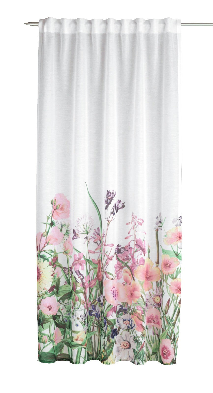 Fertigschal Evi Blumen rosa BxH 135x245cm