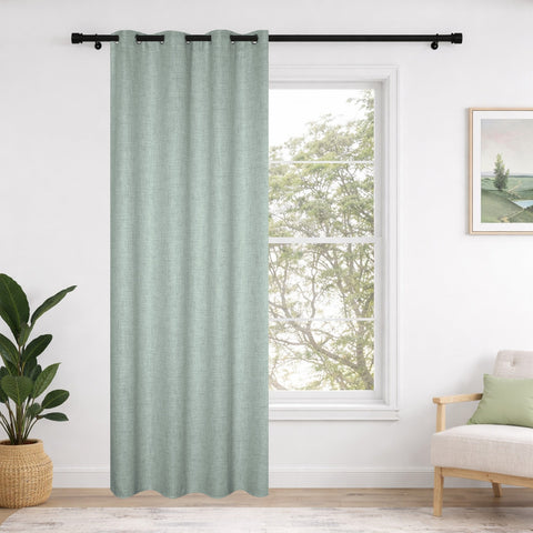 Ösenschal Leinen salbei BxH 140x245cm blickdicht rustikal