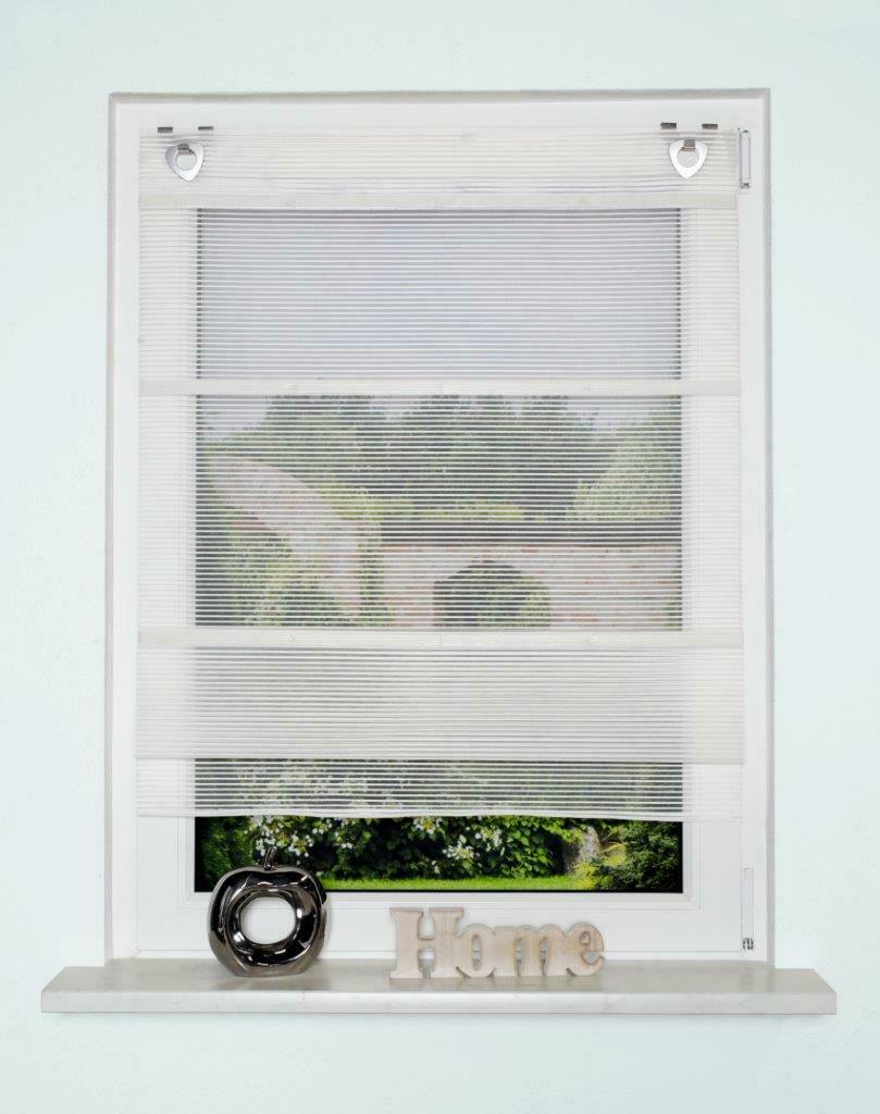 Magnetrollo Bambusoptik wollweiß inkl Haken BxH 45/60/70/80/100x130/210cm