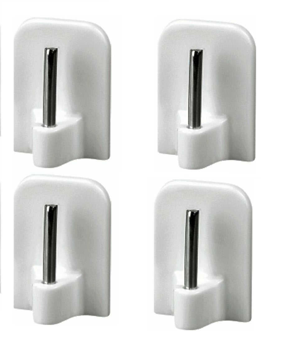 Klebehaken 4er Set Kunststoff