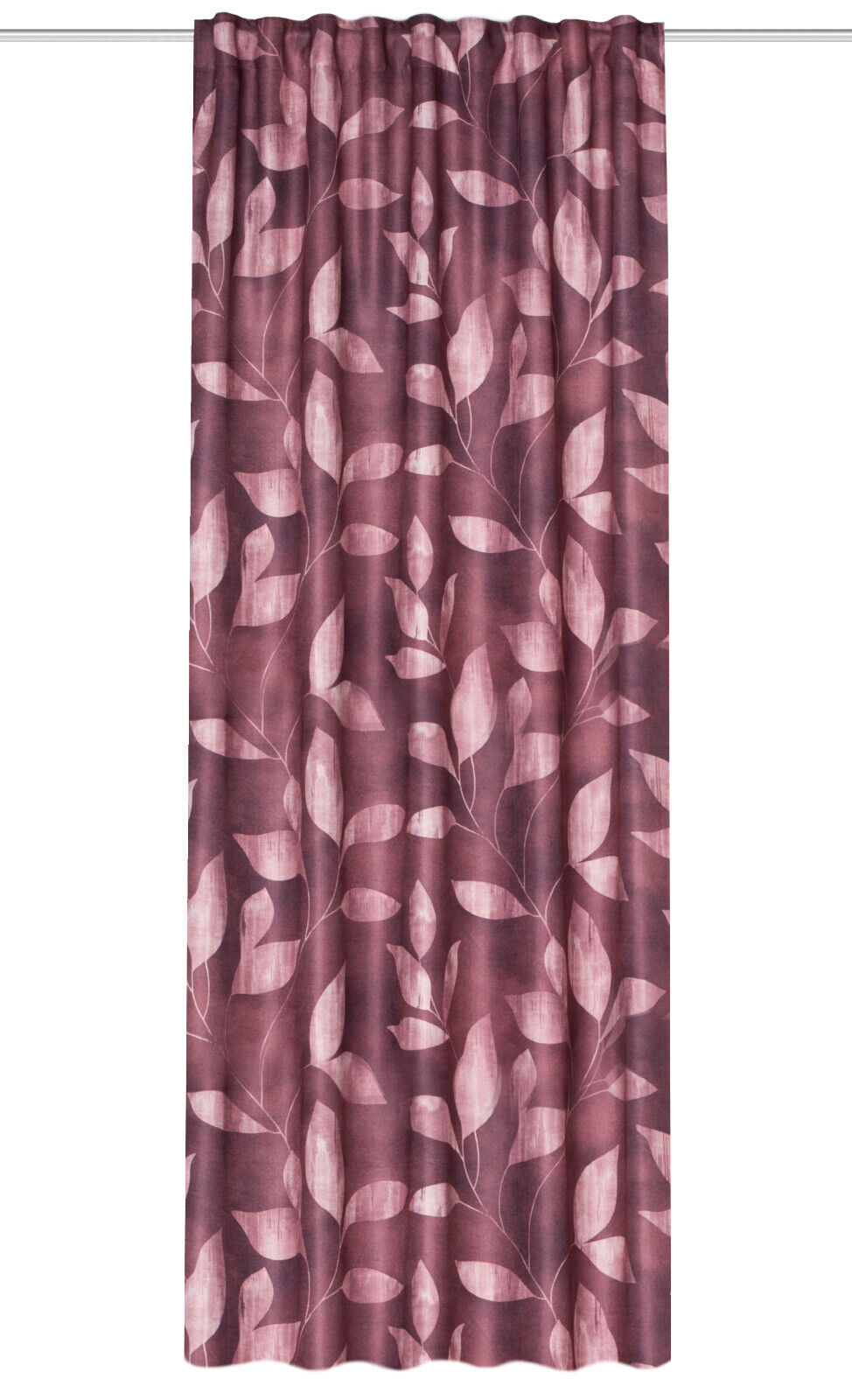 Verdunkelungsschal "Ateka" Kombiband bordeaux BXH 135x245cm