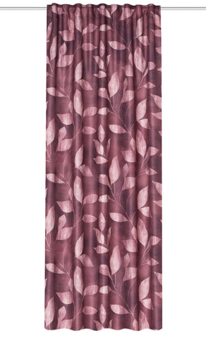 Verdunkelungsschal "Ateka" Kombiband bordeaux BXH 135x245cm