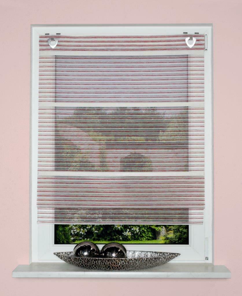 Magnetrollo Bambusoptik beere inkl Haken BxH 45/60/70/80/100x130/210cm
