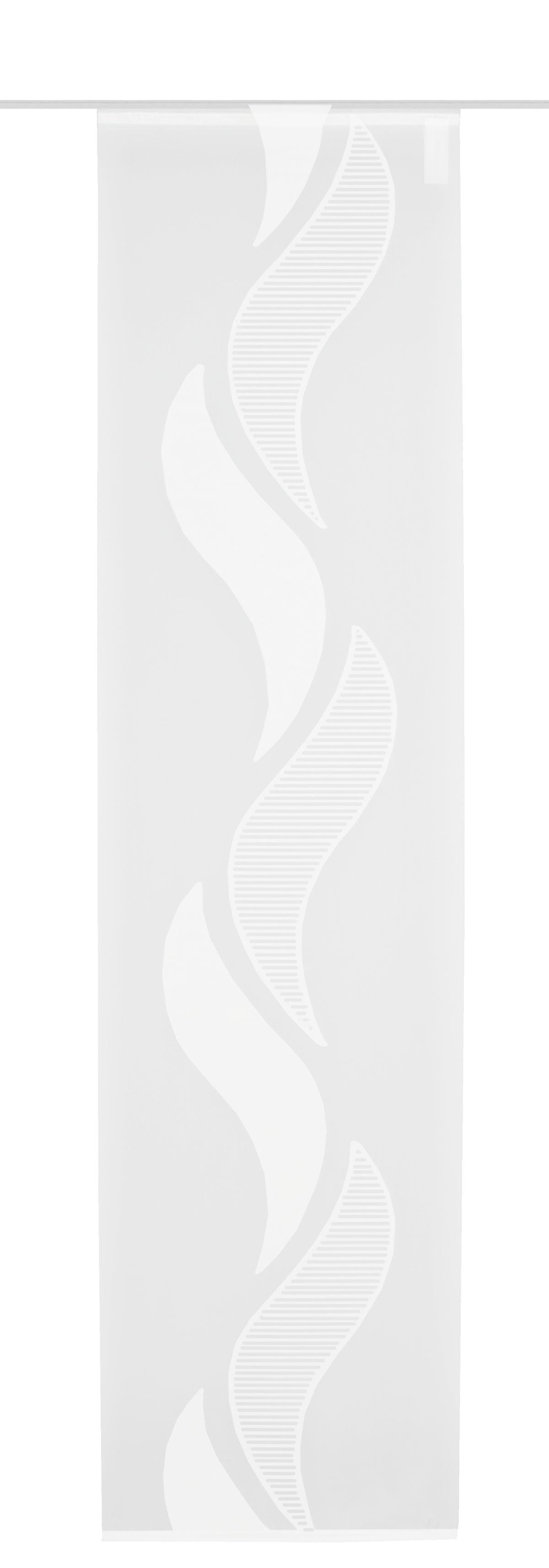 Schiebevorhang Voile Welle wollweiß BxH 60x245cm