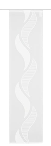 Schiebevorhang Voile Welle wollweiß BxH 60x245cm