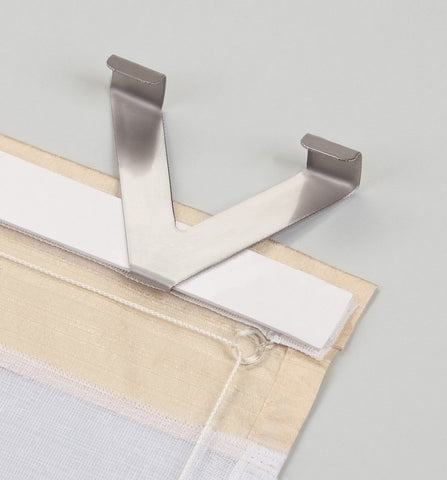 Easyfix Aluminium-Fensterhaken 2er Pack silber