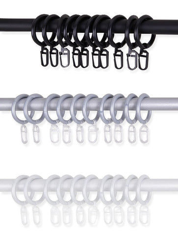 Ringe mit Faltenlegehaken Komplett-Set 28mm