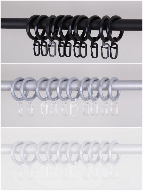 Ringe mit Faltenlegehaken Komplett-Set 16mm